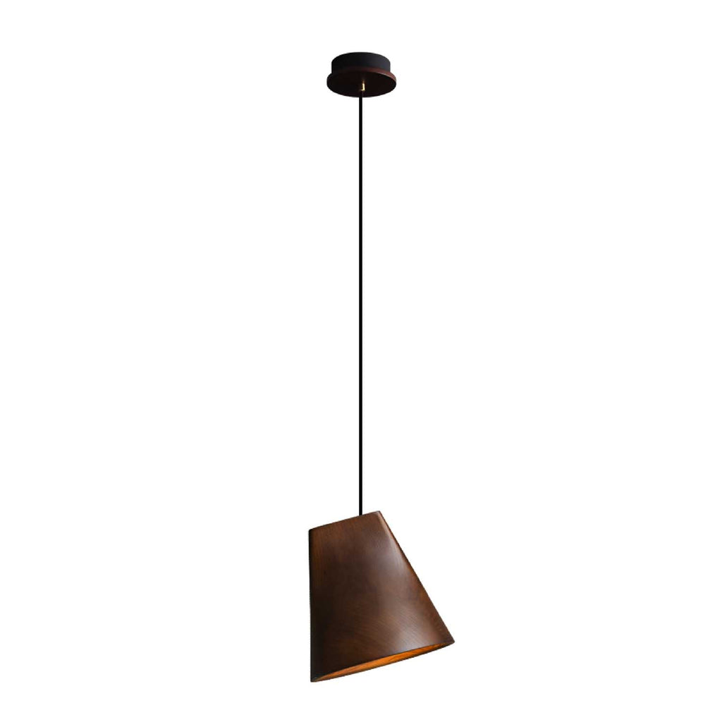 Nordic Tilted Wood LED Pendant Light - product view 26