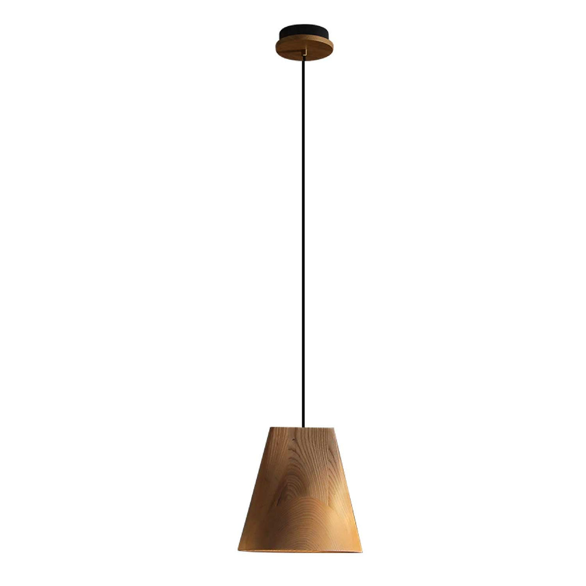 Nordic Tilted Wood LED Pendant Light - product view 29