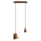 Nordic Tilted Wood LED Pendant Light - product view 35