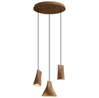 Nordic Tilted Wood LED Pendant Light - product view 36