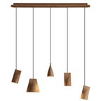 Nordic Tilted Wood LED Pendant Light - product view 38