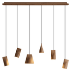 Nordic Tilted Wood LED Pendant Light - product view 39