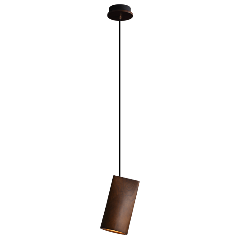 Nordic Tilted Wood LED Pendant Light - product view 40