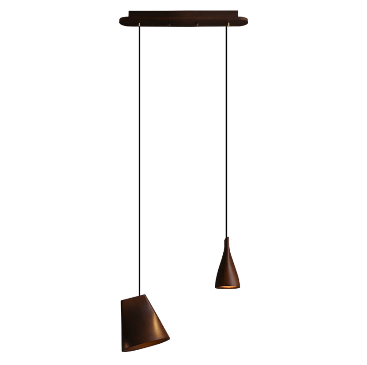 Nordic Tilted Wood LED Pendant Light - product view 42