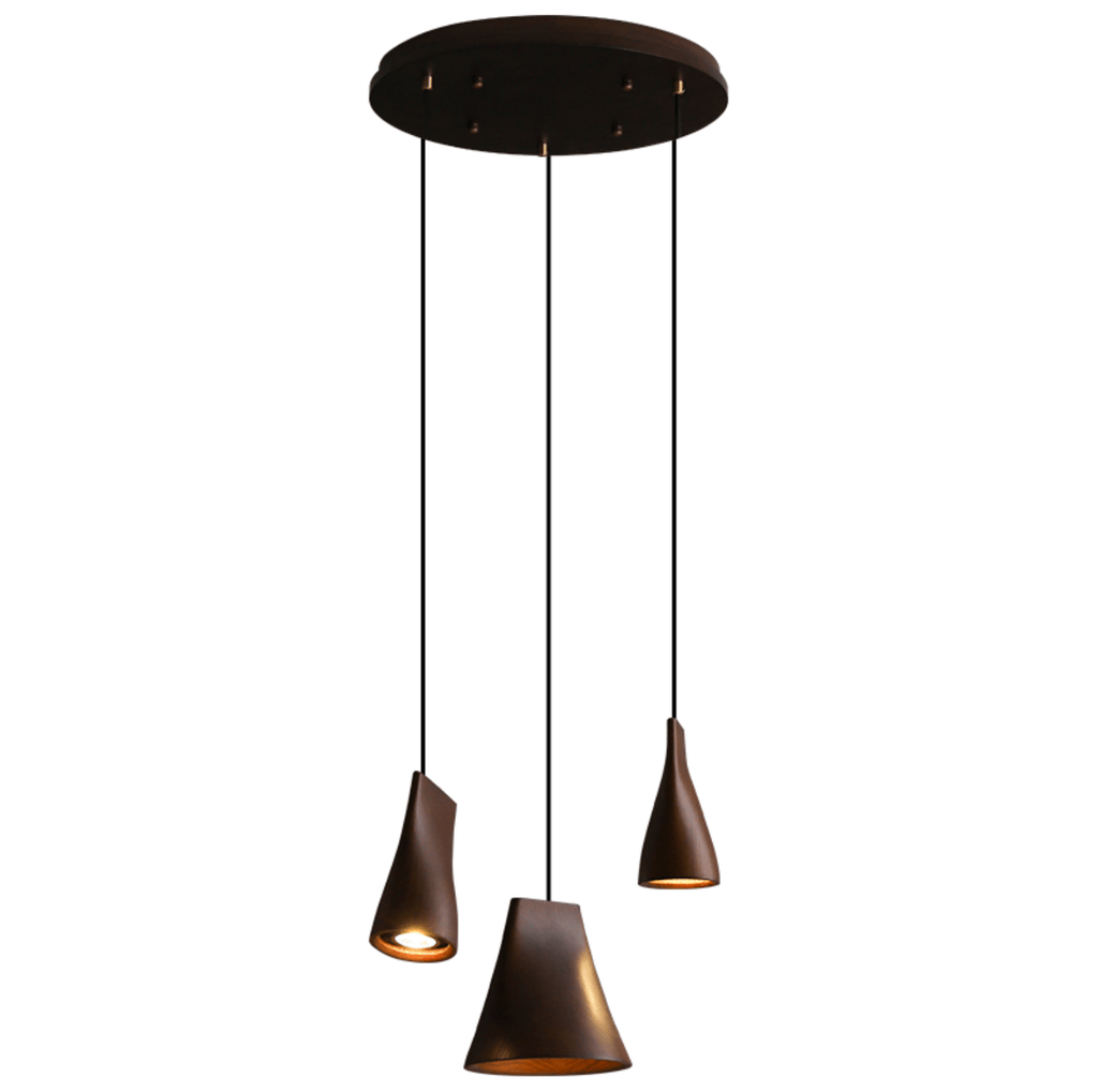 Nordic Tilted Wood LED Pendant Light - product view 43