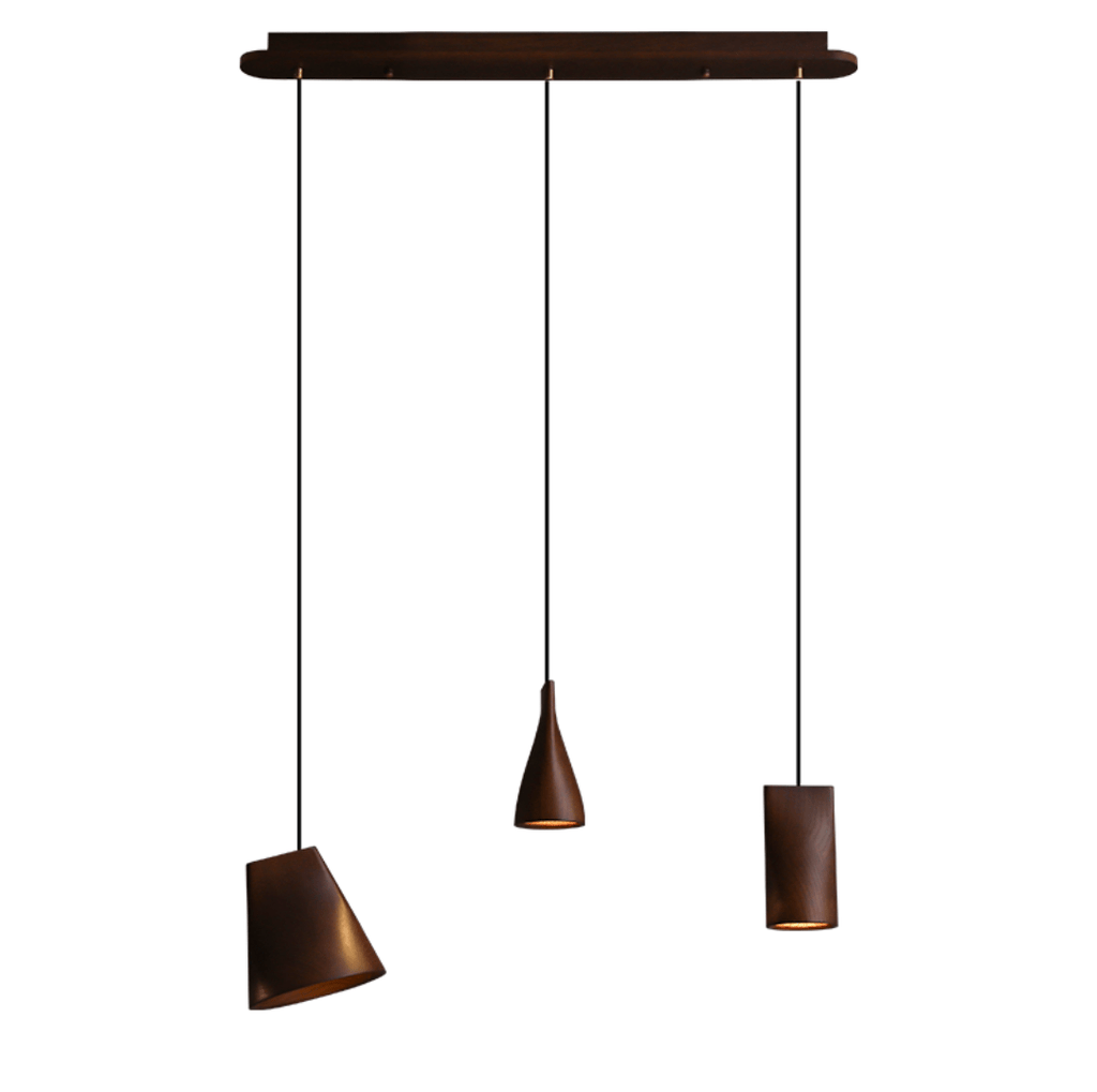 Nordic Tilted Wood LED Pendant Light - product view 44