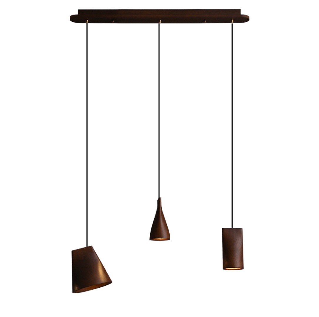 Nordic Tilted Wood LED Pendant Light - product view 44