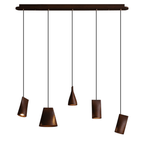 Nordic Tilted Wood LED Pendant Light - product view 45