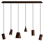 Nordic Tilted Wood LED Pendant Light - product view 46
