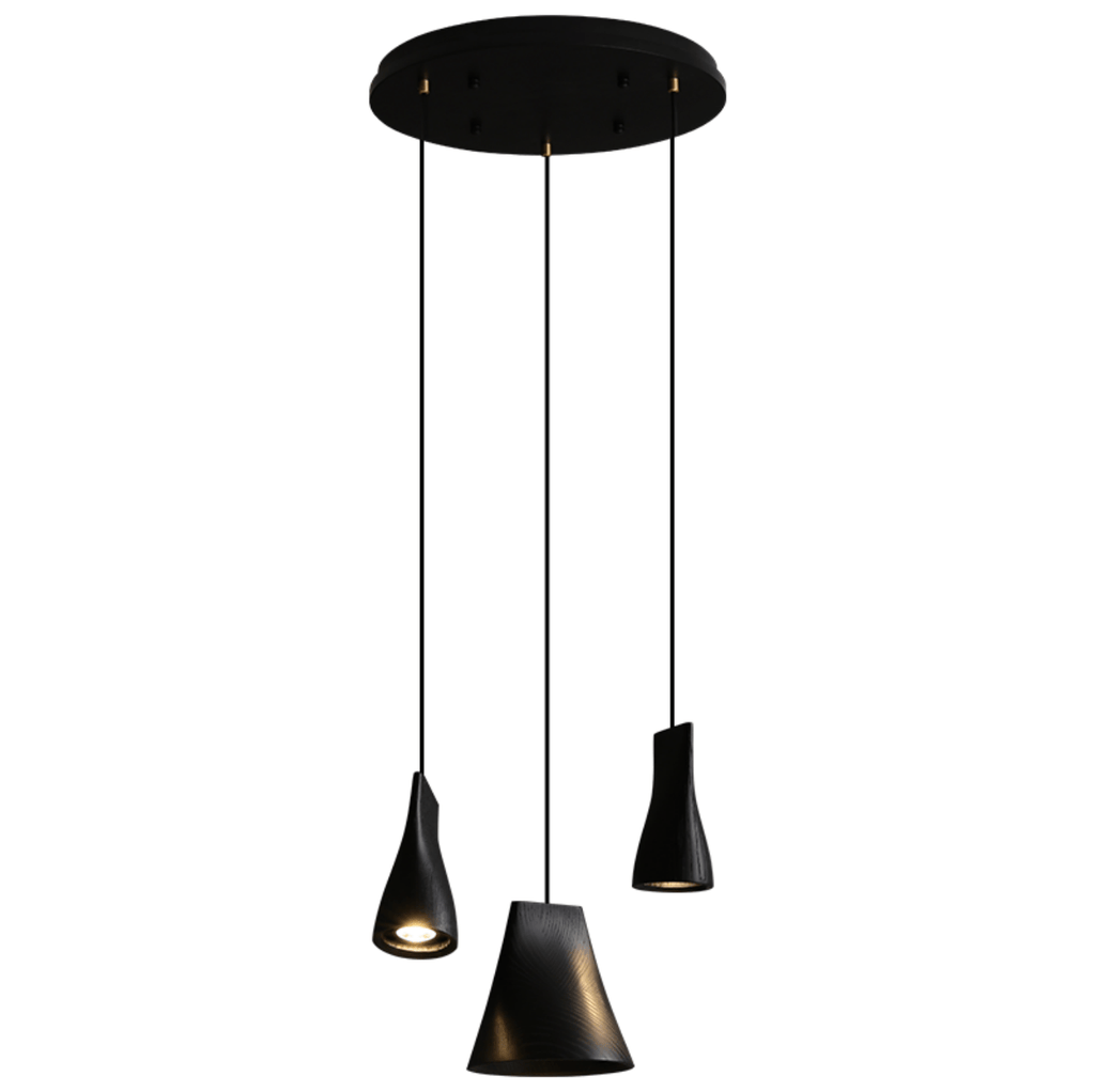 Nordic Tilted Wood LED Pendant Light - product view 49
