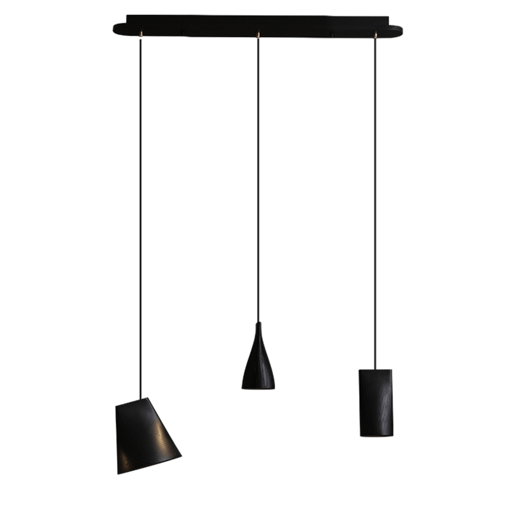 Nordic Tilted Wood LED Pendant Light - product view 50
