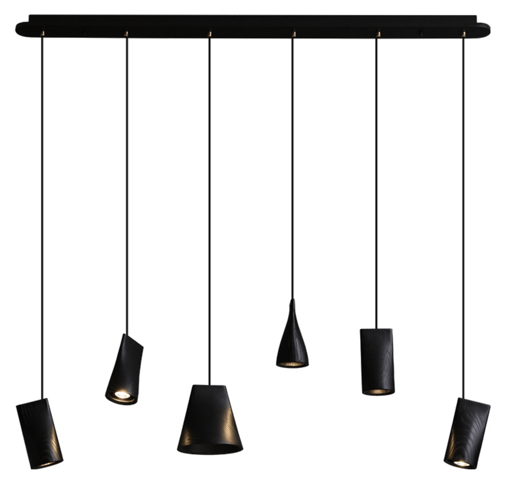 Nordic Tilted Wood LED Pendant Light - product view 52
