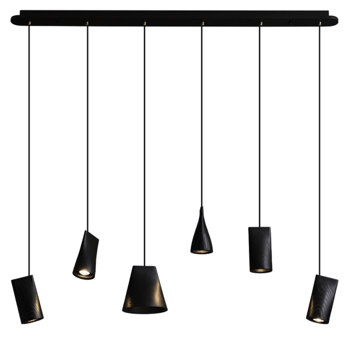 Nordic Tilted Wood LED Pendant Light - product view 52