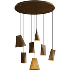 Nordic Tilted Wood LED Pendant Light - product view 56