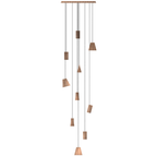 Nordic Tilted Wood LED Pendant Light - product view 60