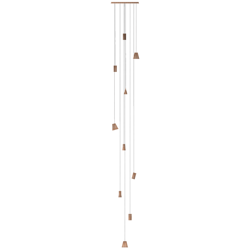 Nordic Tilted Wood LED Pendant Light - product view 61