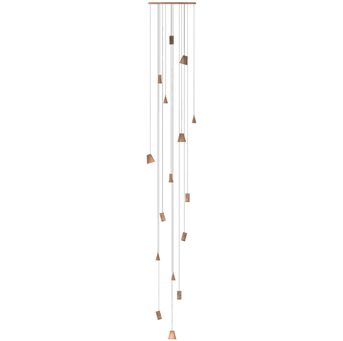 Nordic Tilted Wood LED Pendant Light - product view 64