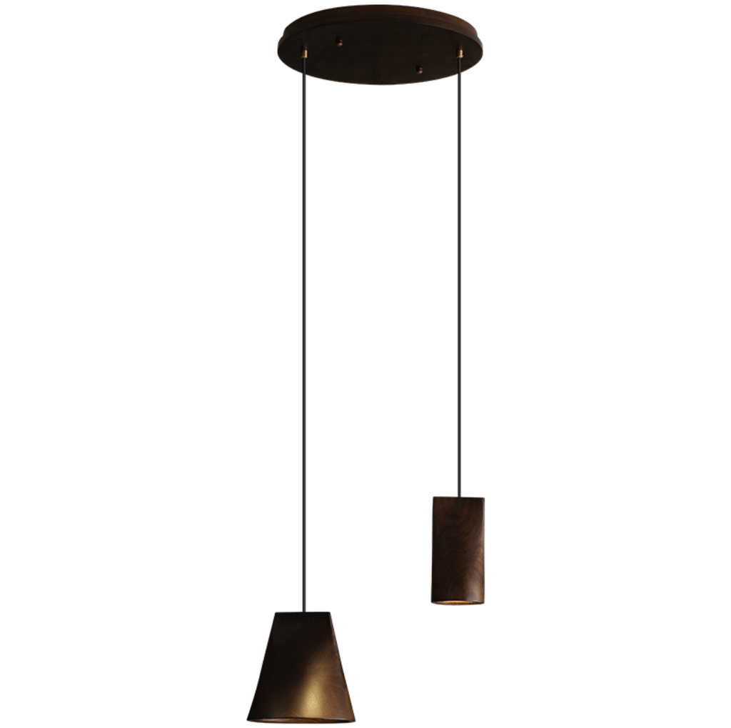 Nordic Tilted Wood LED Pendant Light - product view 65
