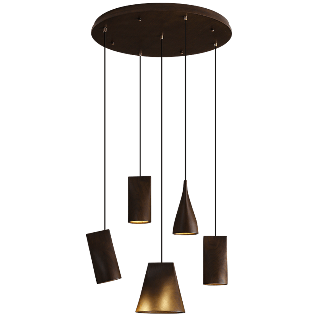 Nordic Tilted Wood LED Pendant Light - product view 67
