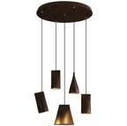 Nordic Tilted Wood LED Pendant Light - product view 67
