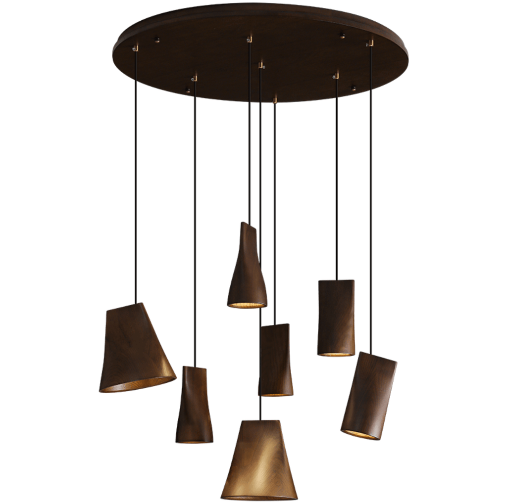 Nordic Tilted Wood LED Pendant Light - product view 68