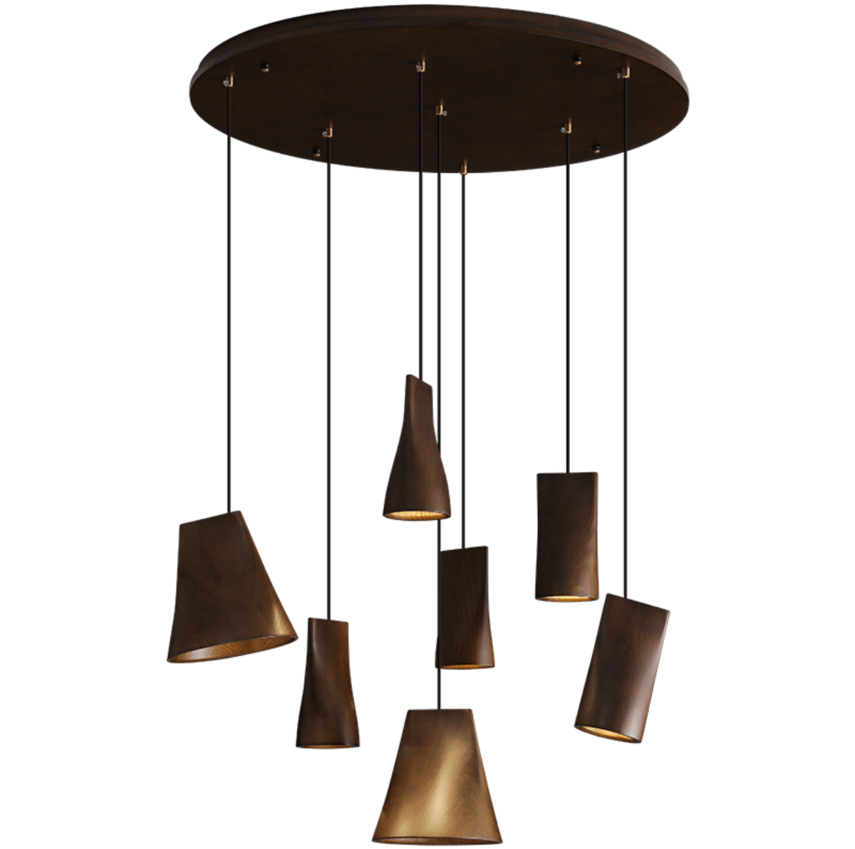 Nordic Tilted Wood LED Pendant Light - product view 68