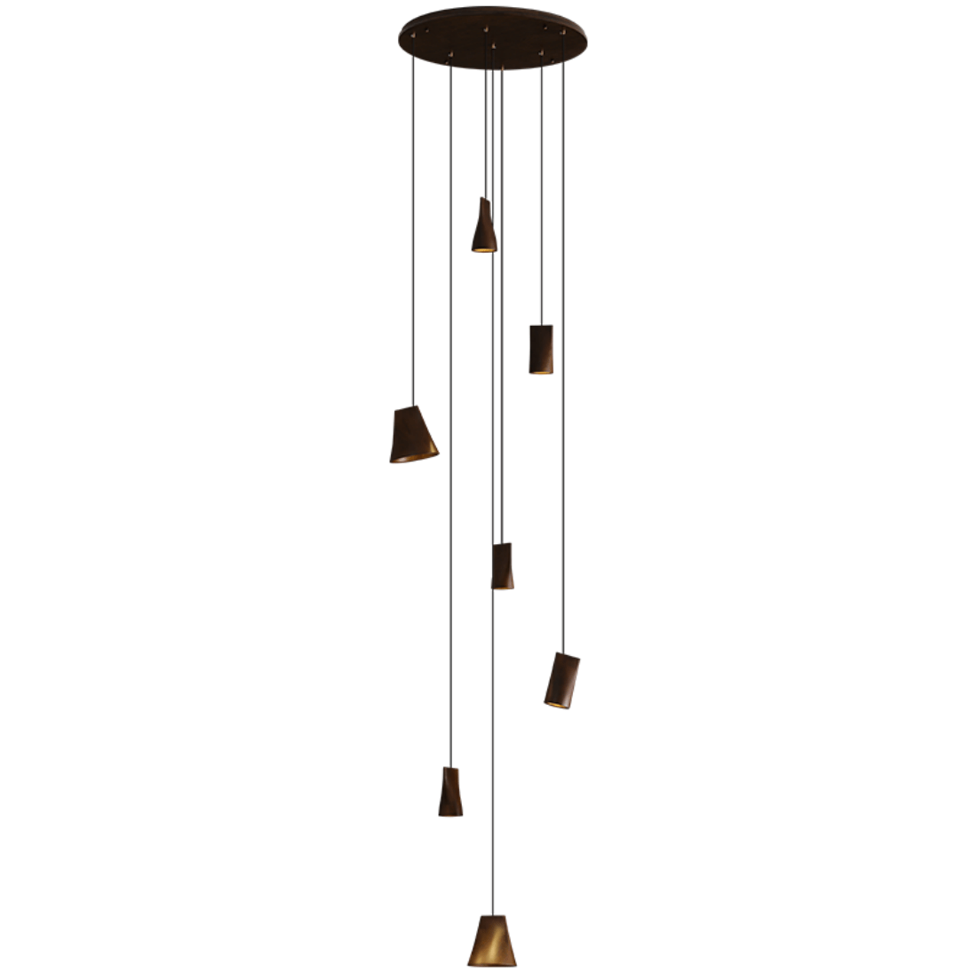 Nordic Tilted Wood LED Pendant Light - product view 70