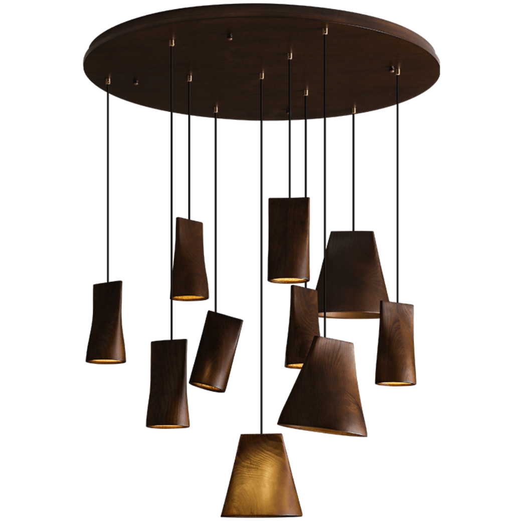Nordic Tilted Wood LED Pendant Light - product view 71