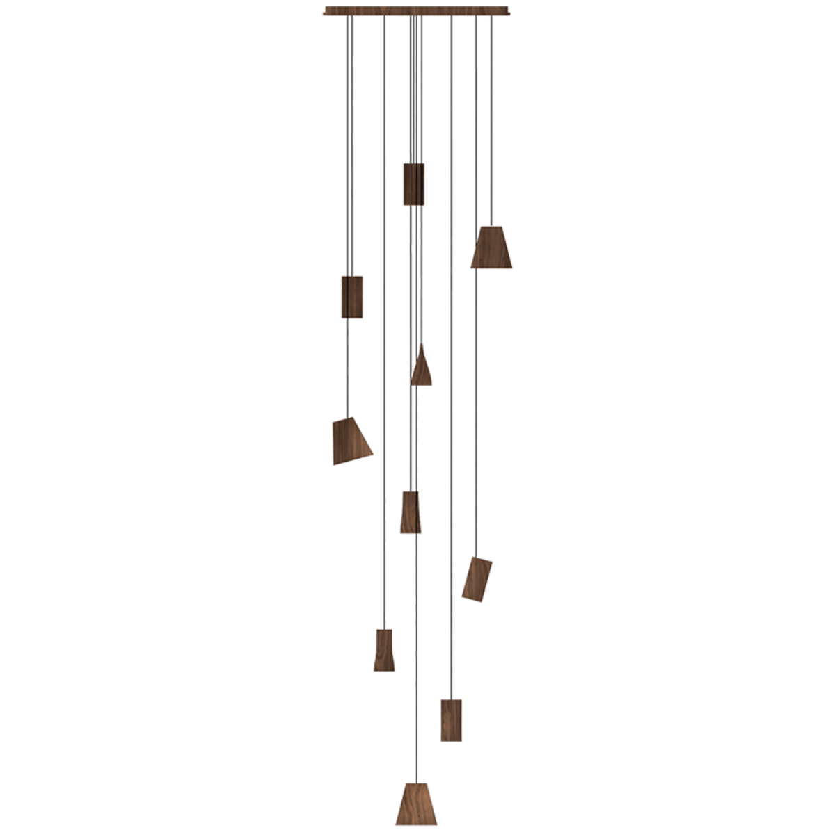 Nordic Tilted Wood LED Pendant Light - product view 72