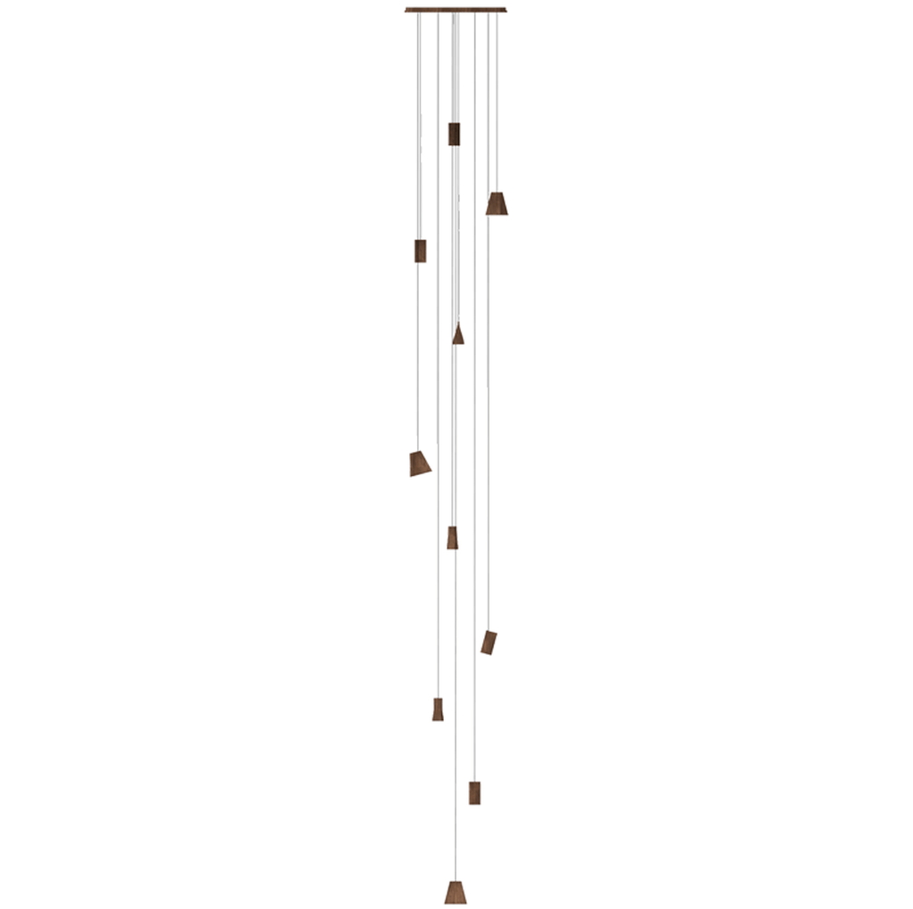 Nordic Tilted Wood LED Pendant Light - product view 73