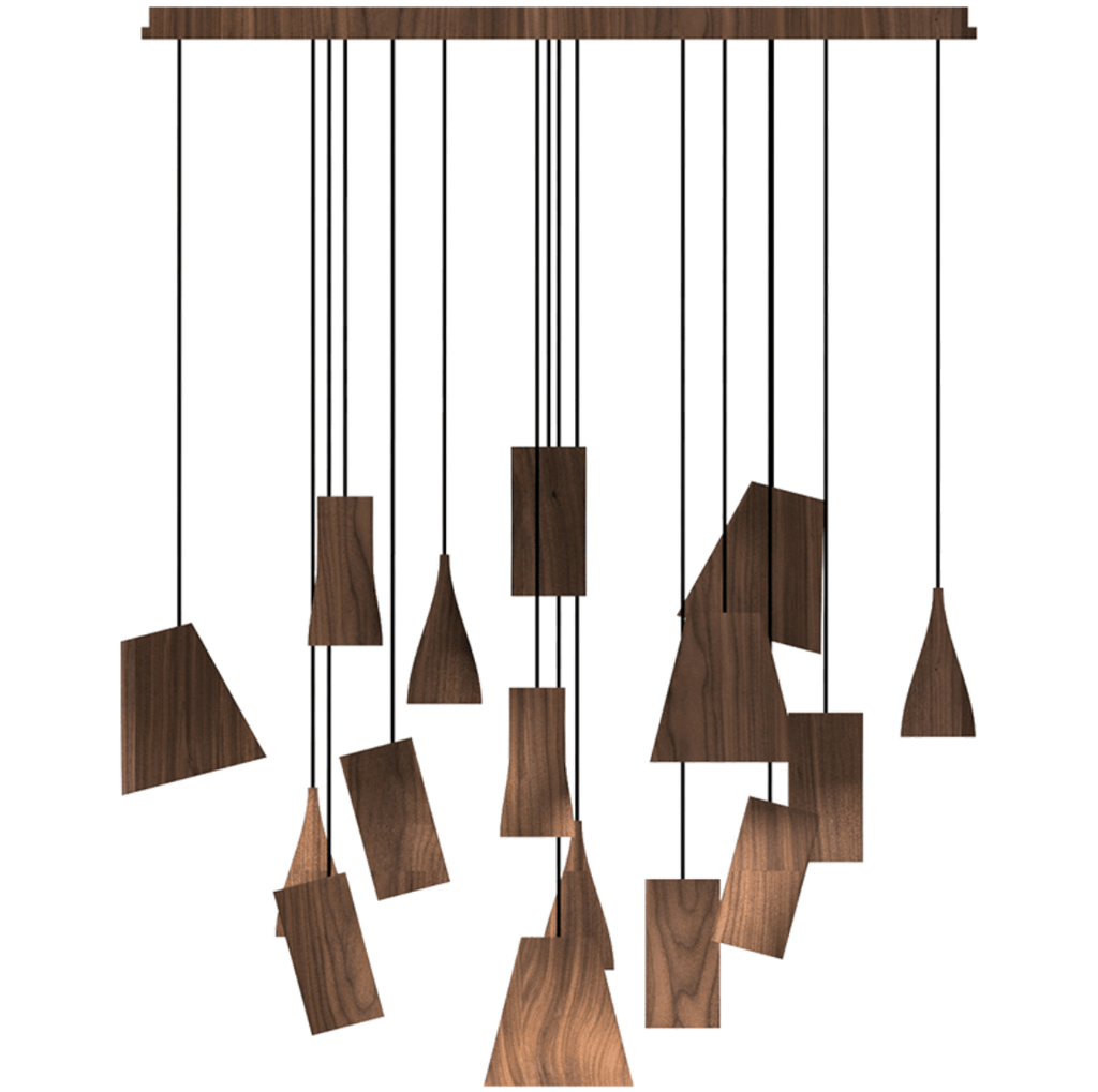 Nordic Tilted Wood LED Pendant Light - product view 74