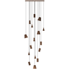 Nordic Tilted Wood LED Pendant Light - product view 75