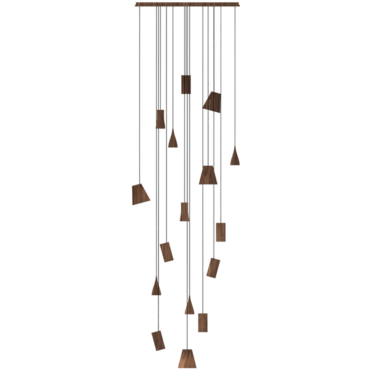 Nordic Tilted Wood LED Pendant Light - product view 75