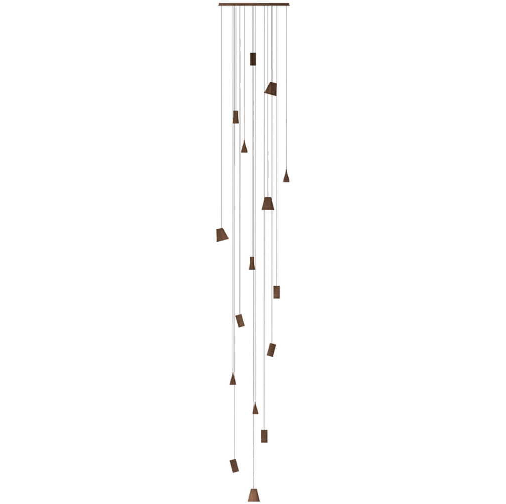 Nordic Tilted Wood LED Pendant Light - product view 76