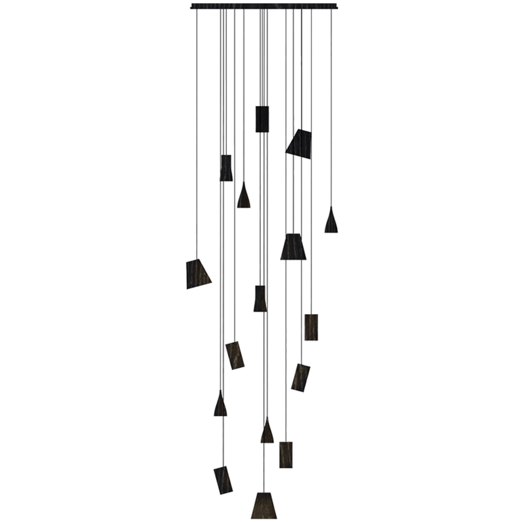 Nordic Tilted Wood LED Pendant Light - product view 87