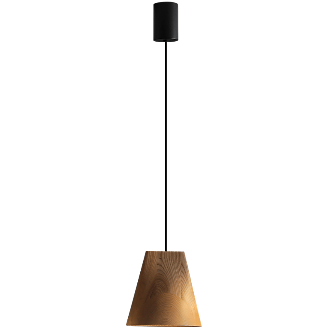 Nordic Tilted Wood LED Pendant Light - product view 90