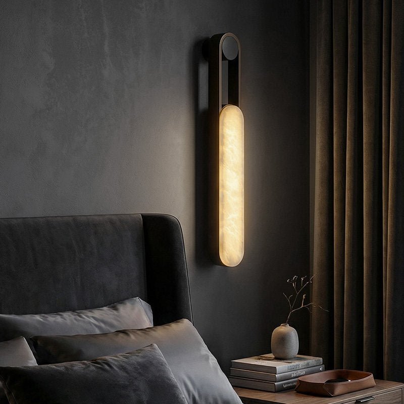 Norix Alabaster Frame LED Wall Light – wall sconce product view 4