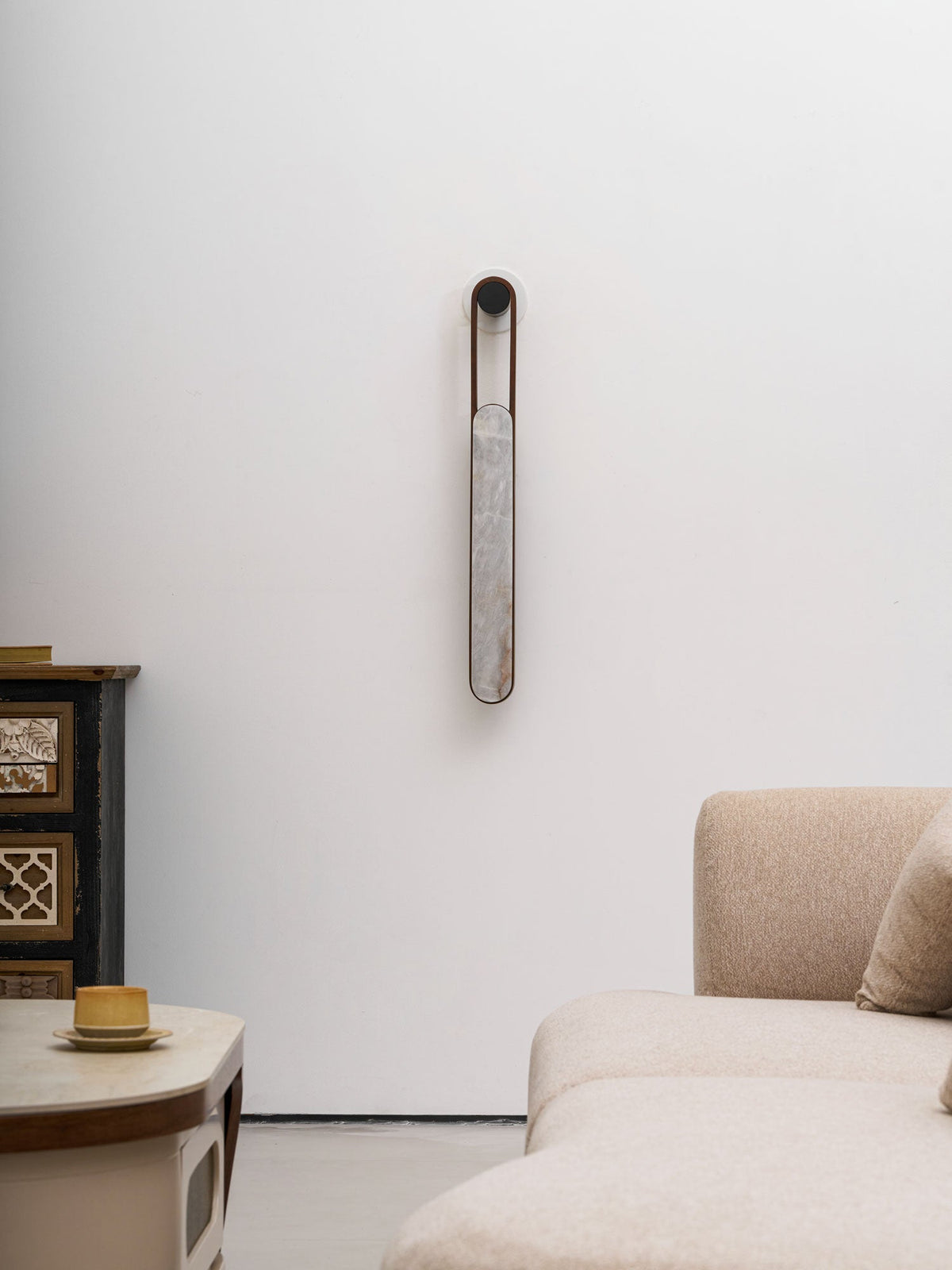 Norix Alabaster Frame LED Wall Light – wall sconce product view 14