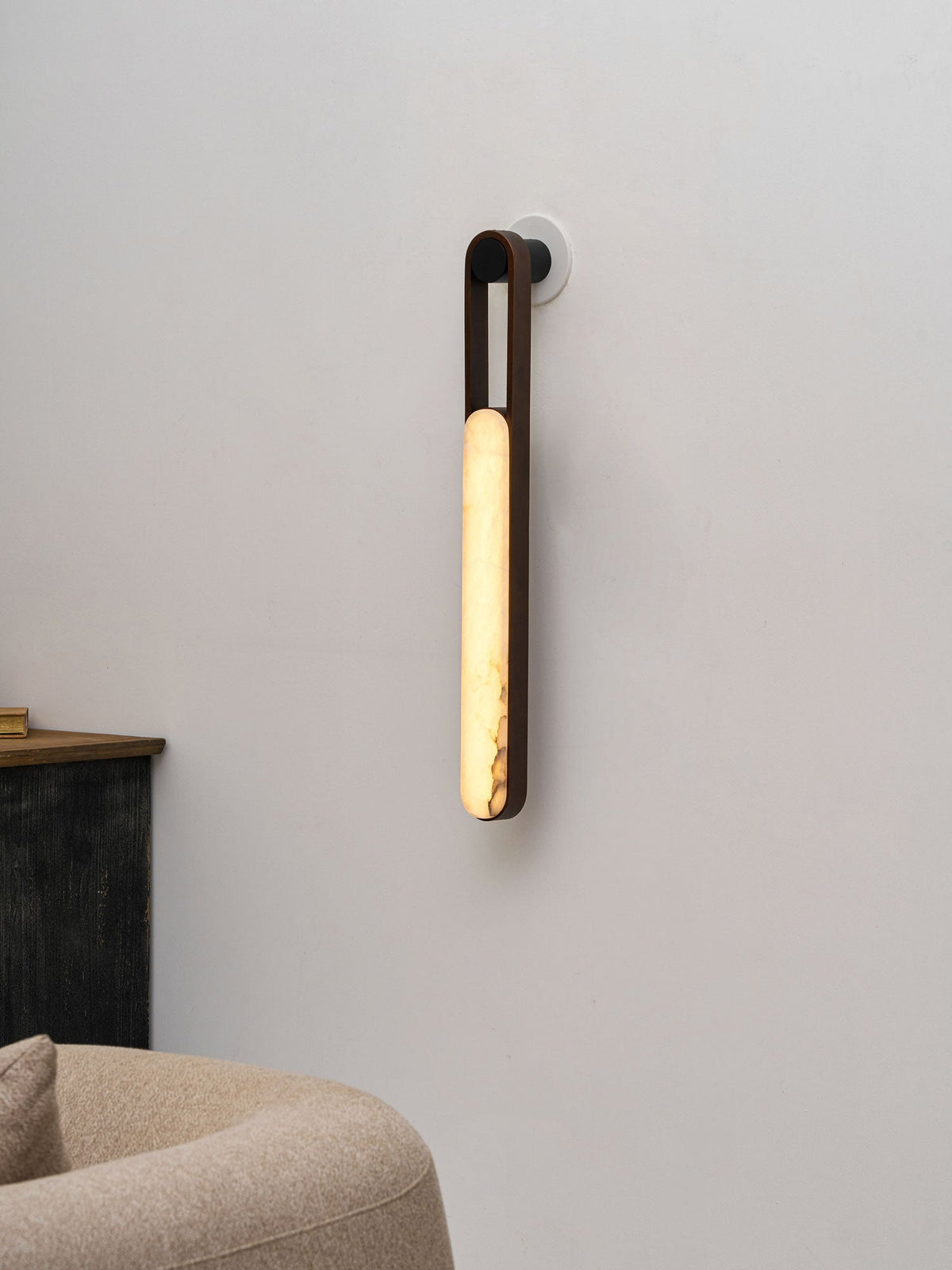 Norix Alabaster Frame LED Wall Light – wall sconce product view 20