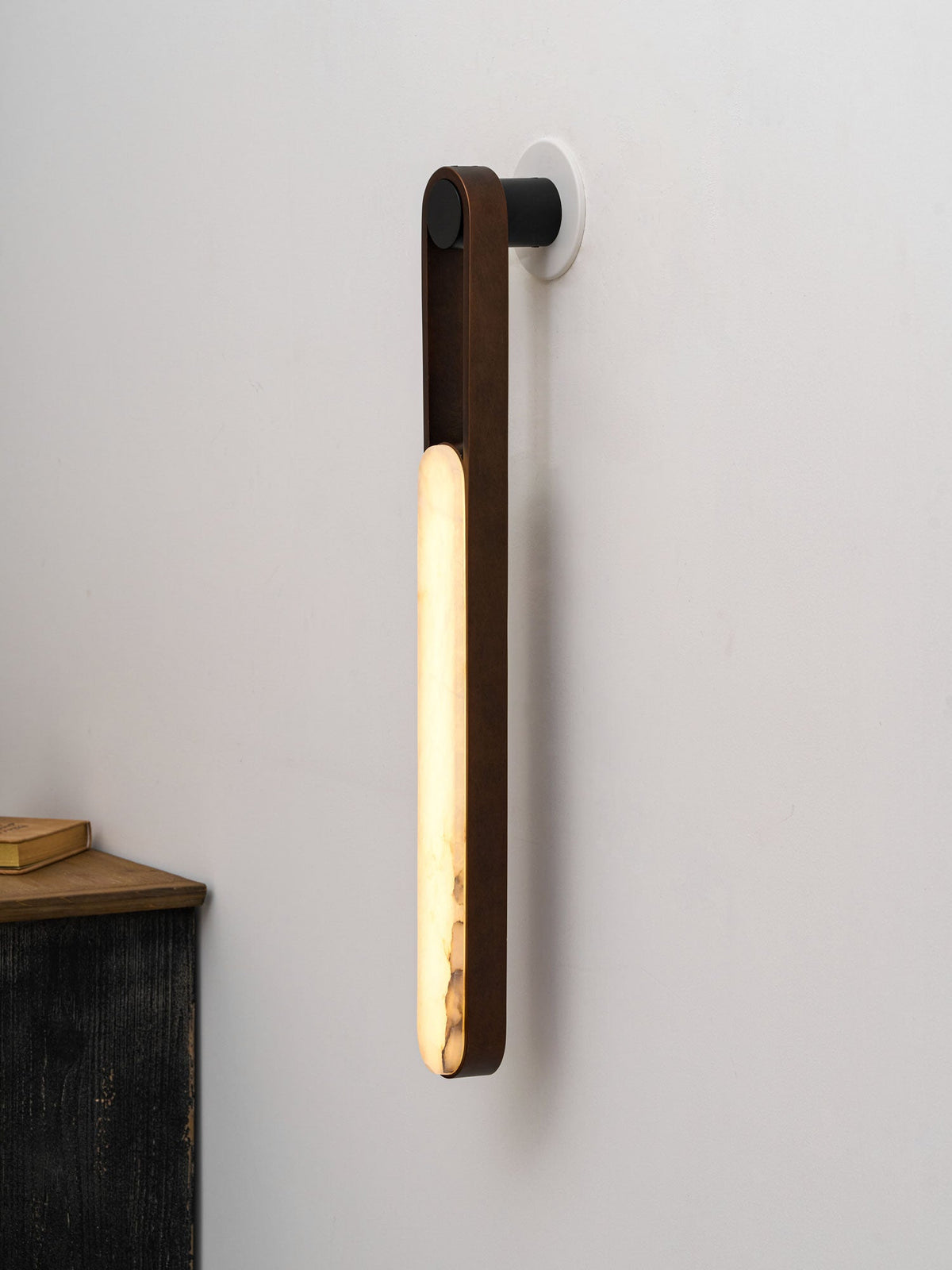 Norix Alabaster Frame LED Wall Light – wall sconce product view 21