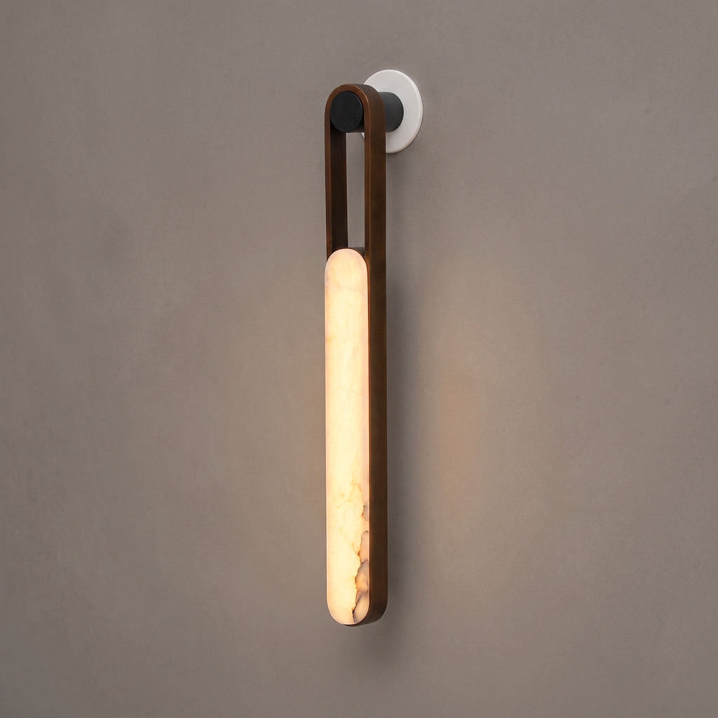 Norix Alabaster Frame LED Wall Light – wall sconce product view 33