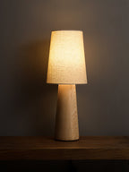 Norvia Wood and Fabric Table Lamp - product view 12