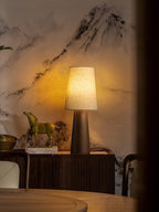 Norvia Wood and Fabric Table Lamp - product view 15