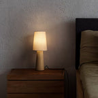 Norvia Wood and Fabric Table Lamp - product view 18