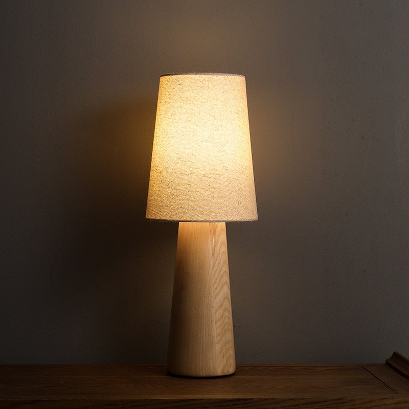Norvia Wood and Fabric Table Lamp - product view 22