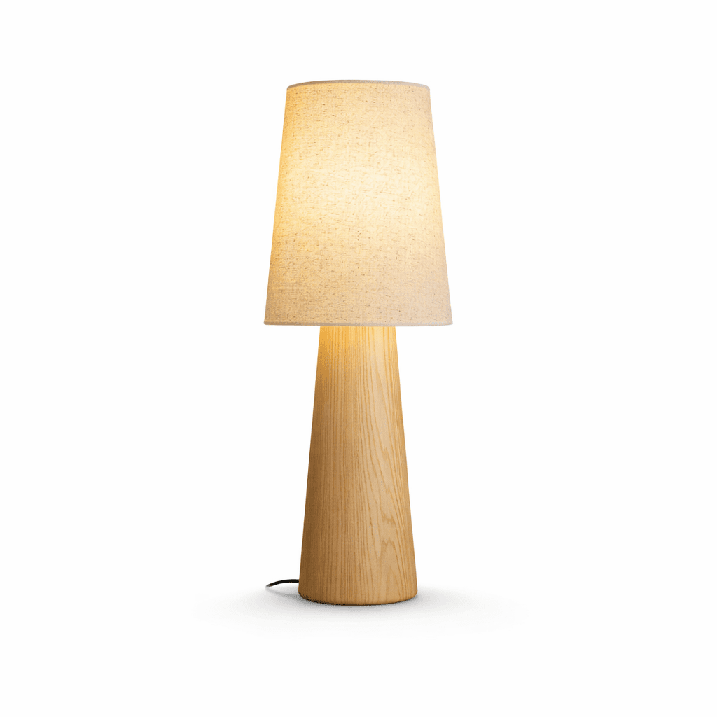 Norvia Wood and Fabric Table Lamp - product view 28