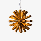 Nova Burst Wood LED Chandelier - product view 1