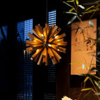 Nova Burst Wood LED Chandelier - product view 2