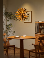 Nova Burst Wood LED Chandelier - product view 8