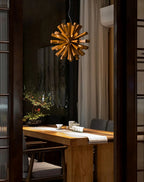 Nova Burst Wood LED Chandelier - product view 10